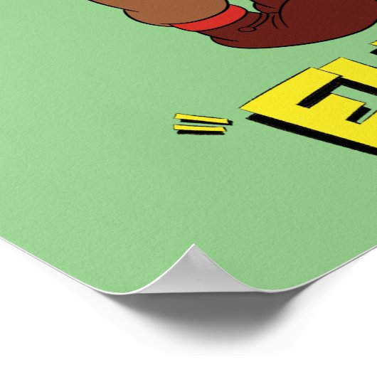 LOONEY TUNES™ Retro-Lachen | ELMER FUDD™ Poster (Ecke)