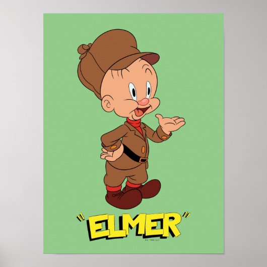 LOONEY TUNES™ Retro-Lachen | ELMER FUDD™ Poster (Vorne)