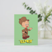 LOONEY TUNES™ Retro-Lachen | ELMER FUDD™ Postkarte (Stehend Vorderseite)