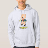 LOONEY TUNES™ Retro-Lachen | Porky Pig Hoodie (Vorderseite)