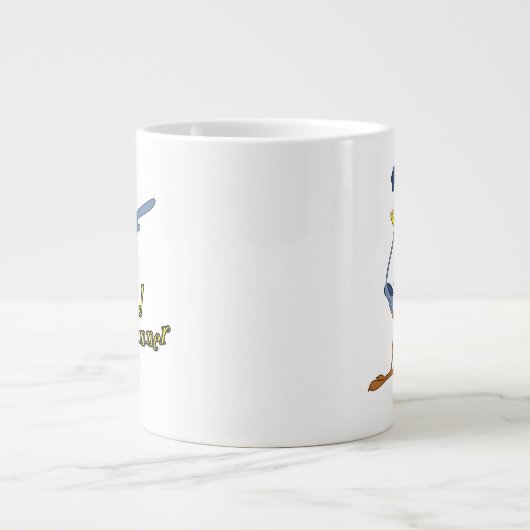 LOONEY TUNES™ Retro-Lachen | ROAD RUNNER™ Jumbo-Tasse (Vorderseite)