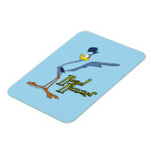 LOONEY TUNES™ Retro-Lachen | ROAD RUNNER™ Magnet (Linke Seite)
