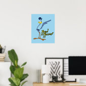 LOONEY TUNES™ Retro-Lachen | ROAD RUNNER™ Poster (Heimbüro)