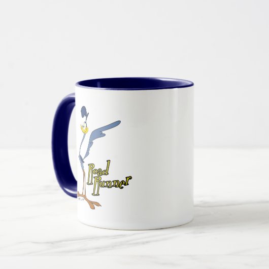 LOONEY TUNES™ Retro-Lachen | ROAD RUNNER™ Tasse (Vorderseite Links)
