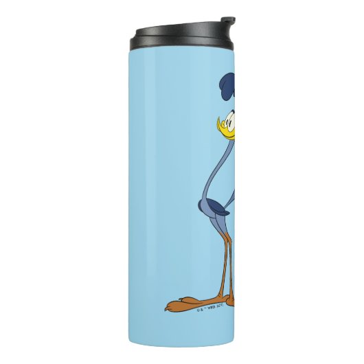 LOONEY TUNES™ Retro-Lachen| ROAD RUNNER™ Thermosbecher (Nach links gedreht)
