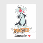 LOONEY TUNES™ Retro-Lachen | SYLVESTER™ Aufkleber (Blatt)