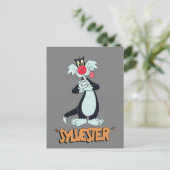LOONEY TUNES™ Retro-Lachen | SYLVESTER™ Postkarte (Stehend Vorderseite)