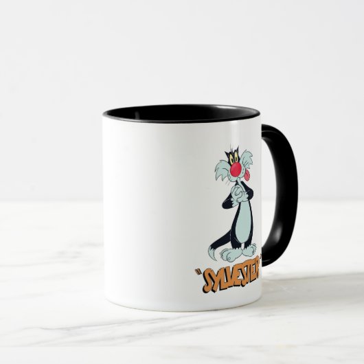 LOONEY TUNES™ Retro-Lachen | SYLVESTER™ Tasse (VorderseiteRechts)