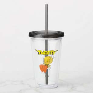 LOONEY TUNES™ Retro-Lachen  TWEETY™ Acryltrinkbecher