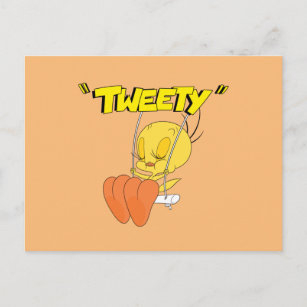 LOONEY TUNES™ Retro-Lachen   TWEETY™ Postkarte