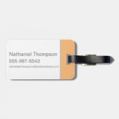 LOONEY TUNES™ Retro-Lachen| WILE E. COYOTE™ Gepäckanhänger (Rückseite horizontal)