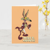 LOONEY TUNES™ Retro-Lachen | WILE E. COYOTE™ Karte (Gelbe Blume)