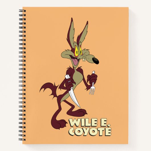 LOONEY TUNES™ Retro-Lachen | WILE E. COYOTE™ Notizblock (Vorderseite)