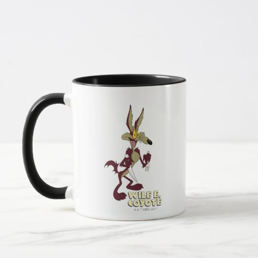 LOONEY TUNES™ Retro-Lachen | WILE E. COYOTE™ Tasse (Links)