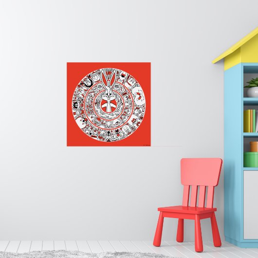 LOONEY TUNES™ Rings Doodle Art Poster (Kinderzimmer 1)