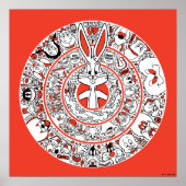 LOONEY TUNES™ Rings Doodle Art Poster (Vorne)