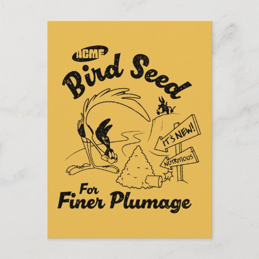 LOONEY TUNES™ | ROAD RUNNER™ Bird Seed Postkarte (Vorderseite)