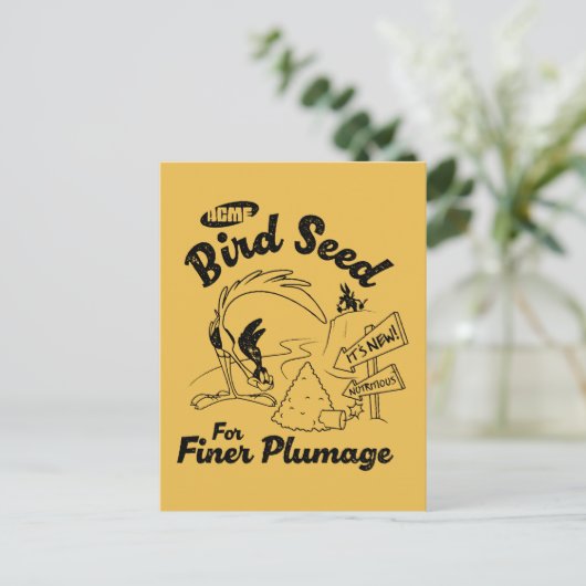 LOONEY TUNES™ | ROAD RUNNER™ Bird Seed Postkarte (Stehend Vorderseite)