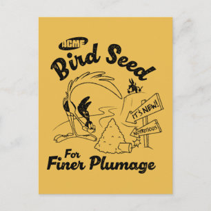 LOONEY TUNES™   ROAD RUNNER™ Bird Seed Postkarte
