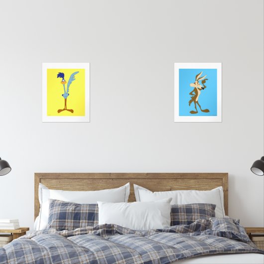 LOONEY TUNES™ ROAD RUNNER™ & WILE E. COYOTE™ BILDERWAND SETS (Schlafzimmer)