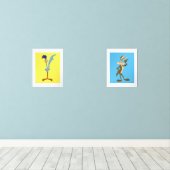 LOONEY TUNES™ ROAD RUNNER™ & WILE E. COYOTE™ BILDERWAND SETS (Holzboden)