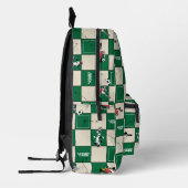 LOONEY TUNES™ Soccer Grid Pattern Bedruckter Rucksack (Links)
