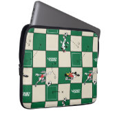 LOONEY TUNES™ Soccer Grid Pattern Laptopschutzhülle (Vorne Rechts)