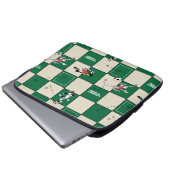 LOONEY TUNES™ Soccer Grid Pattern Laptopschutzhülle (Vorne Knopf)