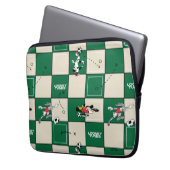 LOONEY TUNES™ Soccer Grid Pattern Laptopschutzhülle (Vorderseite Links)