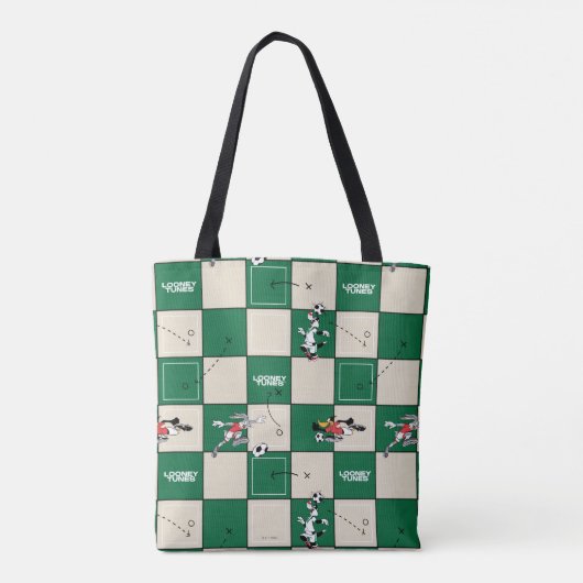 LOONEY TUNES™ Soccer Grid Pattern Tasche (Rückseite)