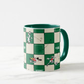 LOONEY TUNES™ Soccer Grid Pattern Tasse (VorderseiteRechts)