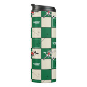LOONEY TUNES™ Soccer Grid Pattern Thermosbecher (Nach rechts gedreht)