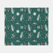 LOONEY TUNES™ Soccer Playbook Pattern Fleecedecke (Vorderseite (Horizontal))