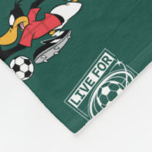 LOONEY TUNES™ Soccer Playbook Pattern Fleecedecke (Ecke)