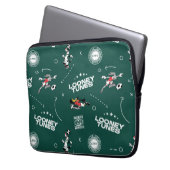 LOONEY TUNES™ Soccer Playbook Pattern Laptopschutzhülle (Vorderseite Links)