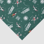 LOONEY TUNES™ Soccer Playbook Pattern Seidenpapier (Ausschnitt)