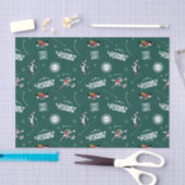 LOONEY TUNES™ Soccer Playbook Pattern Seidenpapier (Handwerk)