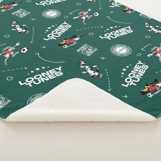 LOONEY TUNES™ Soccer Playbook Pattern Sherpadecke (3/4)