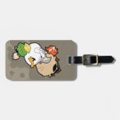 LOONEY TUNES™ Stilisierte Big Heads Gepäckanhänger (Vorderseite horizontal)