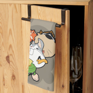LOONEY TUNES™ Stilisierte Big Heads Geschirrtuch