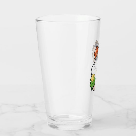 LOONEY TUNES™ Stilisierte Big Heads Glas (Rechts)