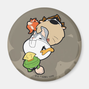 LOONEY TUNES™ Stilisierte Big Heads Magnet