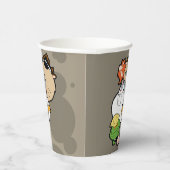 LOONEY TUNES™ Stilisierte Big Heads Pappbecher (Rechts)