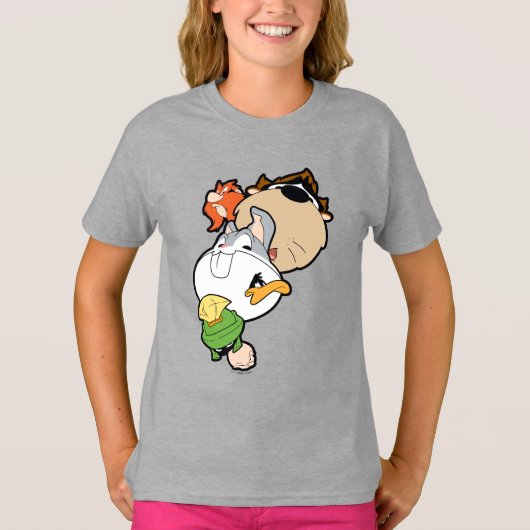 LOONEY TUNES™ Stilisierte Big Heads T-Shirt (Vorderseite)