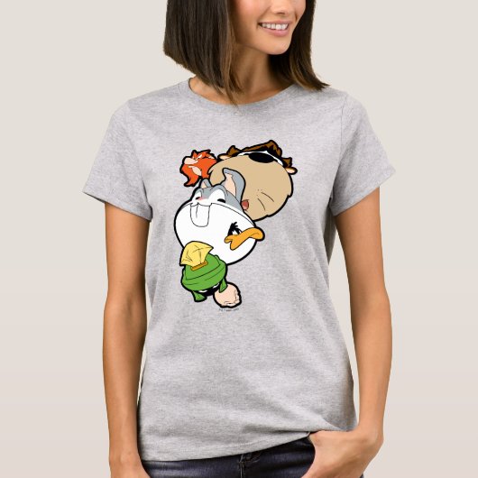 LOONEY TUNES™ Stilisierte Big Heads T-Shirt (Vorderseite)