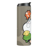 LOONEY TUNES™ Stilisierte Big Heads Thermosbecher (Nach links gedreht)