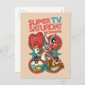 LOONEY TUNES™ | Super TV Samstagvormittag Postkarte (Vorne/Hinten)