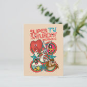 LOONEY TUNES™ | Super TV Samstagvormittag Postkarte (Stehend Vorderseite)