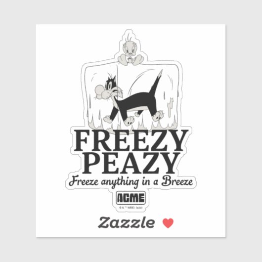 LOONEY TUNES™ | SYLVESTER™ & TWEETY™ Freezy Peazy Aufkleber (Blatt)