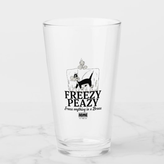LOONEY TUNES™ | SYLVESTER™ & TWEETY™ Freezy Peazy Glas (Vorderseite)